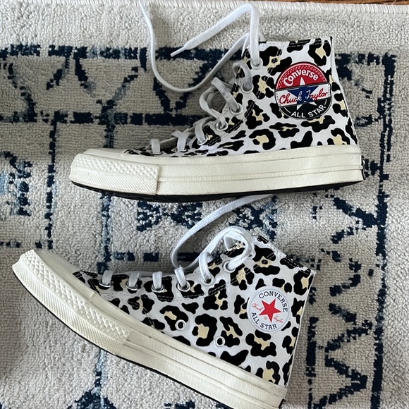 Leopard / Cheetah Print Converse - Picture 4 of 7